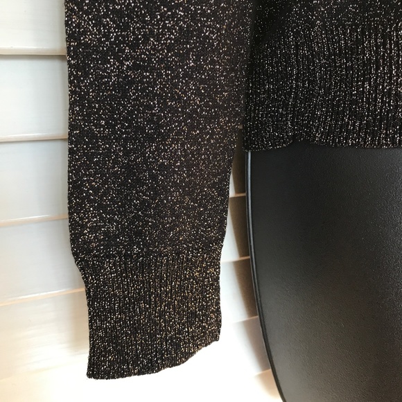 Pullover Turtleneck Sweater - Golden Sparkles! EUC 3/$19 - Picture 5 of 7